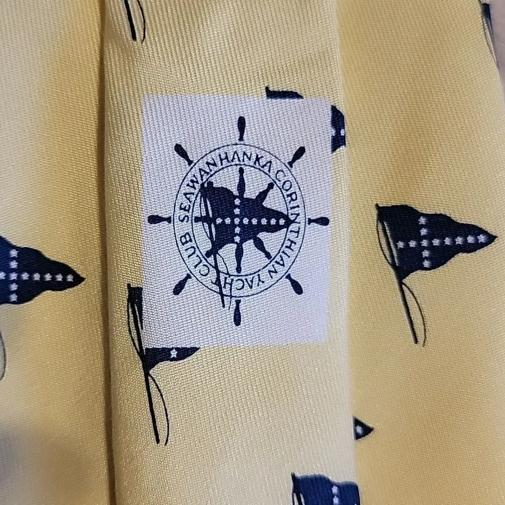 VINEYARD VINES SEAWANHAKA CORINTHIAN YACHT CLUB 100% SILK TIE